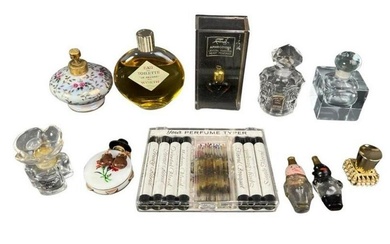 Group of Vintage Perfume Bottles & Perfume Typer S