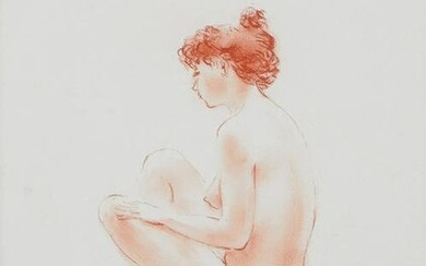 Grp: 3 Jacques Coquillay Drawings Red Chalk