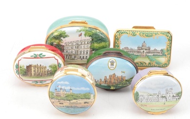 Halcyon Days with Other Christmas and Other English Landmark Enamel Boxes