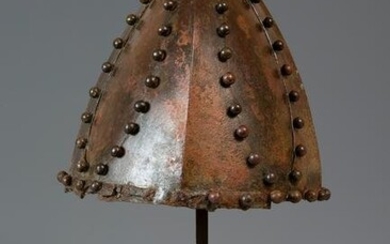 Helmet; Sassanid, 6th century AD. Bronze.