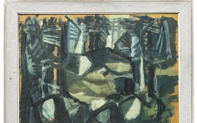 Herbert Siebner (1925 - 2003) - "Rocks and trees", 1957