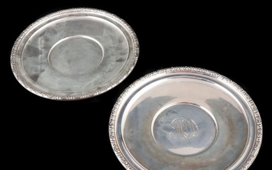 International Sterling Silver "Prelude" Plates, Mid-20th Century
