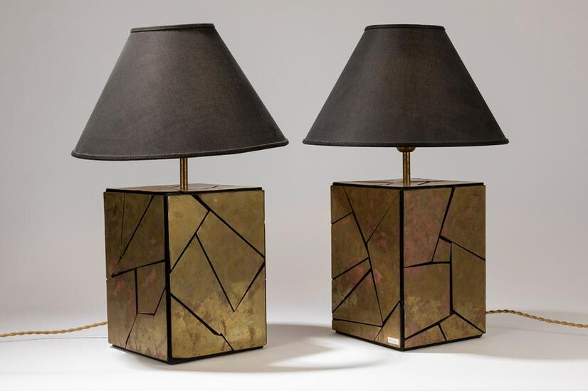 Italian manufacture - Pair of table lamps