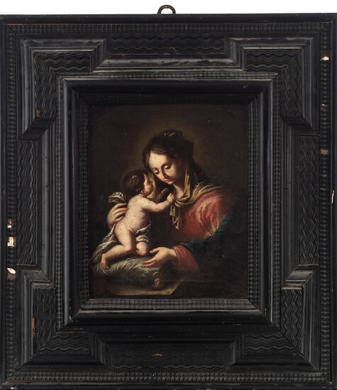 Italian school of the 18th century. Virgin with Child.