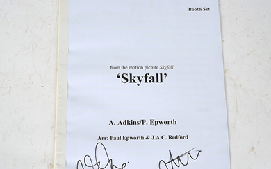 JAMES BOND: THE ORCHESTRAL SCORE FOR THE THEME SONG SKYFALL