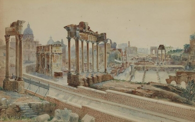 JUAN JIMENEZ MARTIN Landscape of the Roman forum with