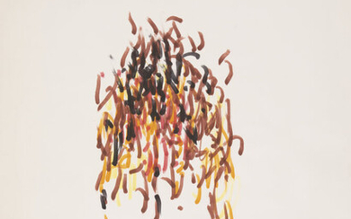 Jean TINGUELY (1925-1991) – Meta -Matic – Feutre en couleurs sur papier, au dos…