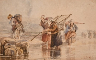 Joseph John Jenkins, Women carrying baskets along a