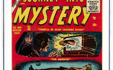 Journey Into Mystery #33 (Marvel, 1956) CGC VF/NM 9.0...