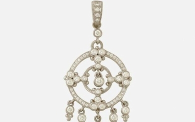 Judith Ripka, Diamond and white gold pendant