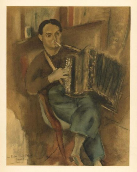 Jules Pascin Portrait de Pierre Mac Orlan
