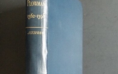 Jusserand, Piers Plowman English Mysticism, 1stEd.1894