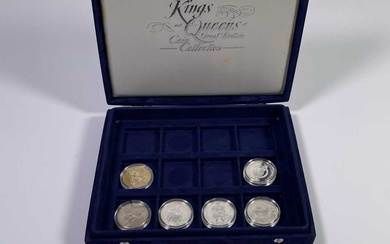 KINGS AND QUEENS OF GREAT BRITAIN PARTIAL COIN COLLECTION.