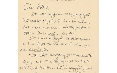Kate Bush Autograph Letter Signed