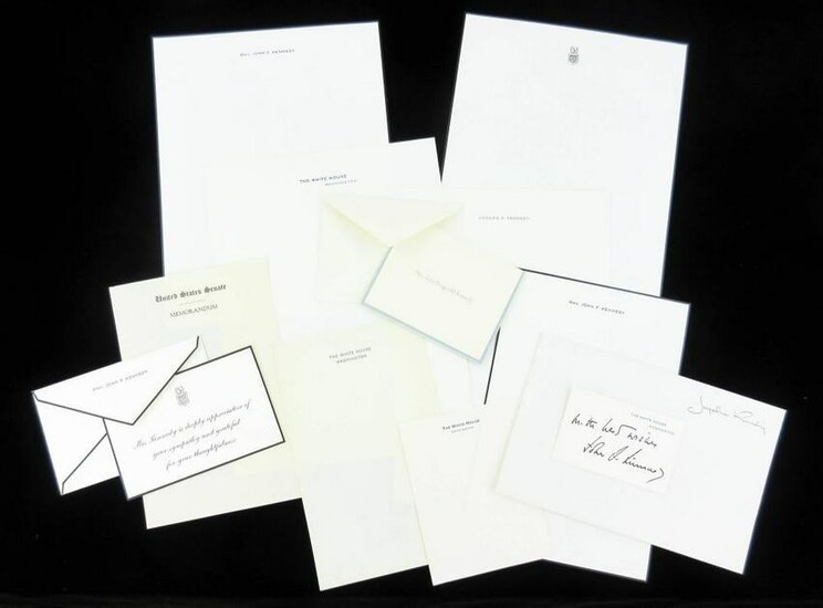 Kennedy Family Amazing Group of Stationery & Cards