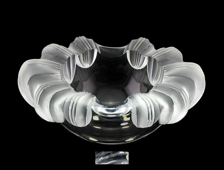 Lalique Heavy Frosted Candy Dish