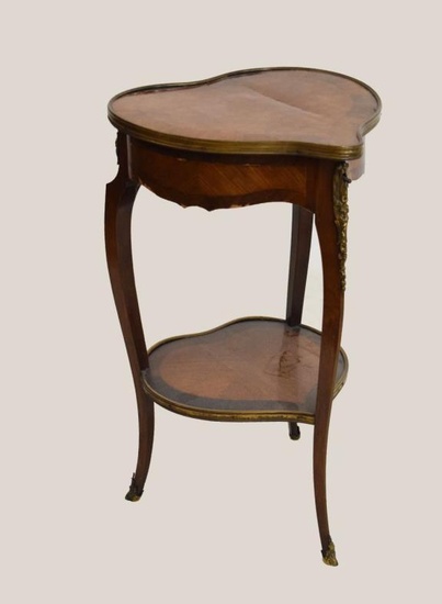 Late 19th/early 20th Century French lady's kingwood and tulipwood...