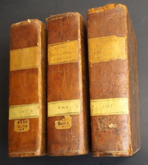 Latin-German-Latin Dictionaries 1820 Complete 3vol. Ed.