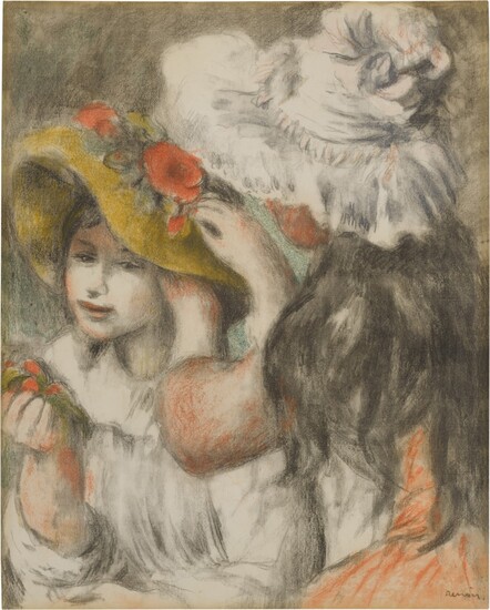 Le Chapeau épinglé, 2e Planche (Delteil, Stella 30), Pierre-Auguste Renoir