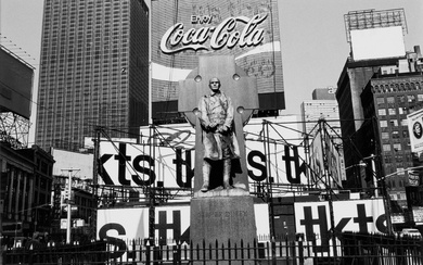 Lee Friedlander 'NYC' (Father Duffy, Times Square, New York City)
