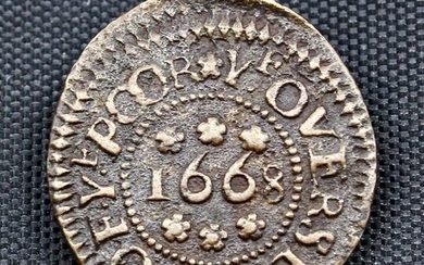 Littleport, 'Overseers of the Poor', Farthing, 1668, (Dickinson, Cambs 146), good fine