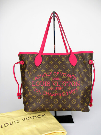 Louis Vuitton Handbag, Neverfull Fiore Ikat model