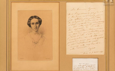 MADEMOISELLE RACHEL (1821-1858), alias Elizabeth Félix, actrice.