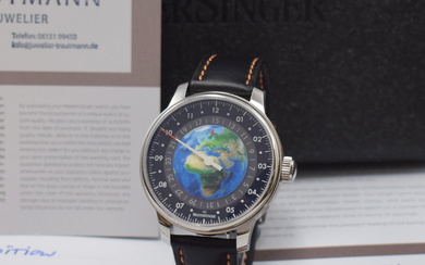 MEISTERSINGER Planet Earth to 500 pieces limited gents wristwatch in...