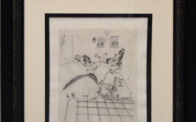 Marc Chagall (FRENCH/RUSSIAN, 1887â€“1985) Rare Etching