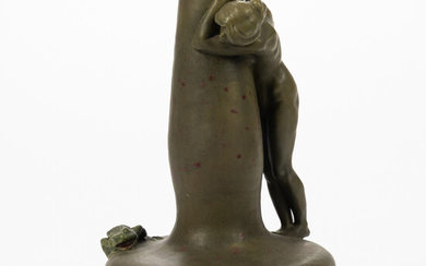 Max Blondat (French, 1872-1926) Stoneware Vase
