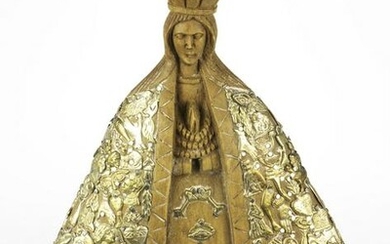Metal applied santos figure of Misercordia