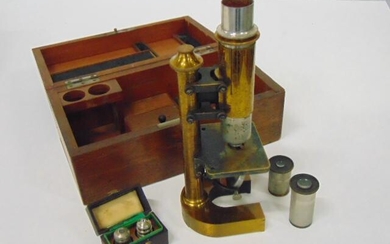 Microscope, Cased, C. Reichert Wein VIII. Bennogasse