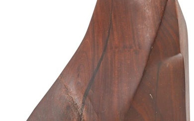 Mid Century Modern Abstract Rosewood Sculptural Slab