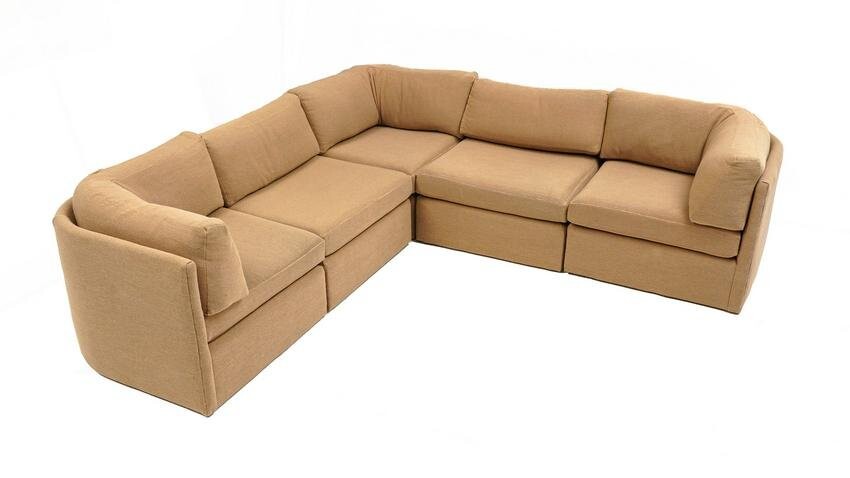 Milo Baughman Thayer Coggin 5 Piece Sectional Sofa