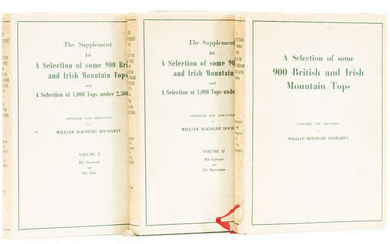 Mountaineering.- Docharty (William McKnight) A Selection of some 900 British and Irish Mountain Tops, signed presentation inscriptions from the author to Ronald Burn, 1954-62.