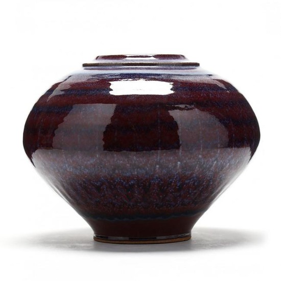 NC Art Pottery Bulbous Vase, David Fernandez