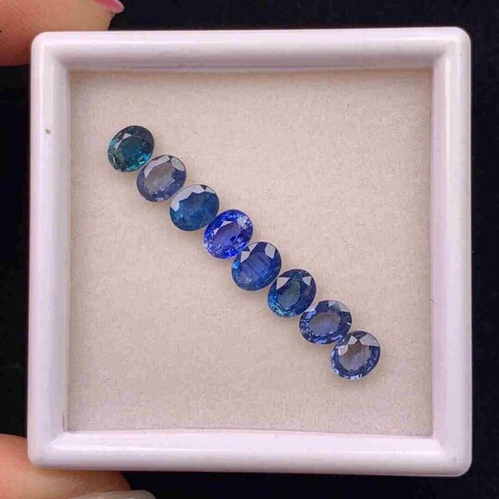 Natural Oval Cut 5.67 Carats sapphire Loose Gemstone 8