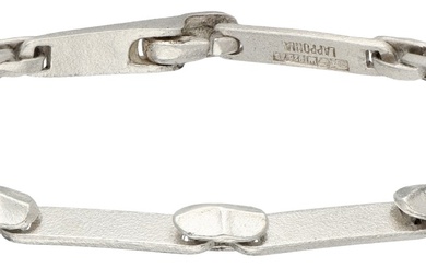 No Reserve - Lapponia Sterling zilveren schakel armband
