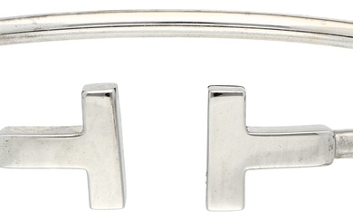 No Reserve - Tiffany & Co 18K white gold T-wire bracelet
