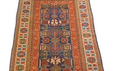 Oriental rug, Caucasian scatter rug, circa 1910