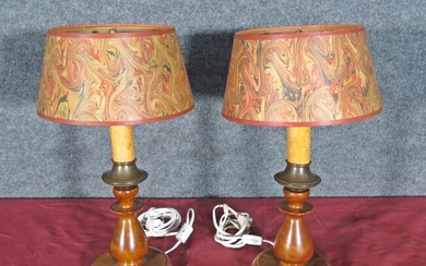 PAIR 1930'S LAMPS