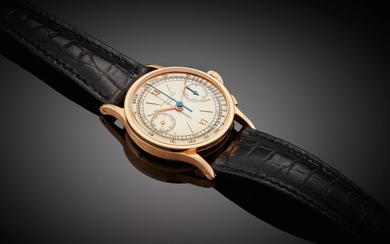 Patek Philippe Reference 533 | A pink gold chronograph wristwatch, Circa 1953