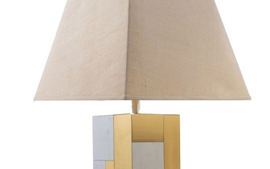 Paul Evans (American, 1931-1987) for Directional USA Cityscape Table Lamp Ca. 1975, H 33"