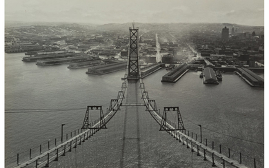 Peter Stackpole (1913-1997), Construction of the San Francisco - Oakland Bay Bridge (1936)