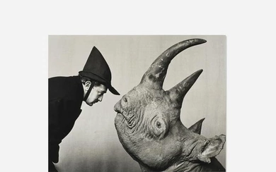 Philippe Halsman, Dali with Rhinoceros