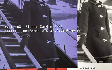 Pierre Cardin fait Passer L'Uniforme UTA à L'Avan-Garde Avril 68 Pierre Cardin fait Passer L'Uniforme UTA à L'Avan-Garde Avril 68