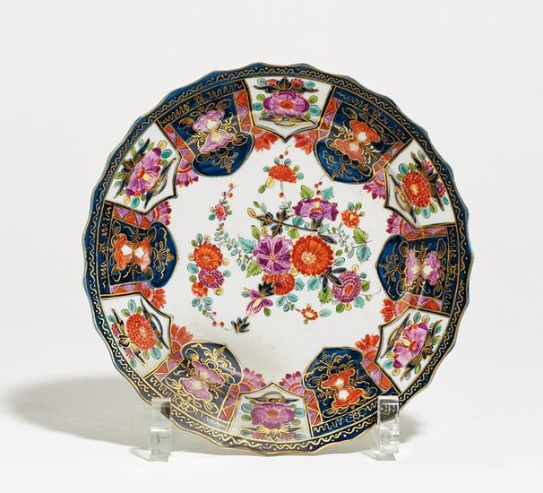 Porcelain plate with Imari decor