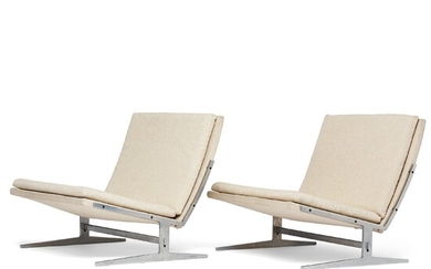 Preben Fabricius & Jørgen Kastholm, a pair of easy chairs "Bo 561", Bo-Ex Denmark, 1960's
