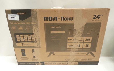 RCAA Roku TV 24" LED HD Smart TVCondition Report There...