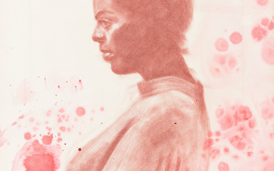 RICHARD WYATT, JR. (1955 - ) Untitled (Portrait of a Woman).